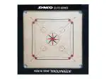 Synco 36 Inches 4Mm Chakri Back Full Size Carrom Board International For Professionals With Free Coins/Striker/Boric Powder