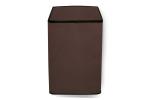 The Furnishing Tree Coffee Polyester Washing Machine Cover for Bosch 7 kg Fully-Automatic Top Loading WOE704Y2IN (57 x 56 cm)