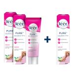 Veet Hair Removal Cream - 100 g (Normal Skin, Buy 2 Get 1 Free)