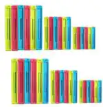 Fitaza Bag Sealing Clips Large, Medium, Small BPA Plastic Plastic Clips (Set of 36, Multicolor)