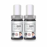 ProDot GT51 GT52 GT 51/52 Inkjet Ink Refill Compatible with HP Deskjet GT5810, 5811, 5820, 5821 Ink Tank AIO 310, 315, 319, 410, 415, 419 Ink Tank Printers (70 ml, 2 x Black)