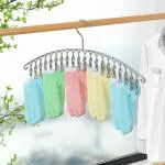 UrbanWare 20 Clips Stainless Steel Cloth Dryer/Clothes Drying Stand/Socks Hanger/Lingerie Dryer Rack with Clips Clothes Peg