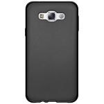 S-Hardline Samsung Galaxy E7 Black Silicone Flexible Soft Pudding Case