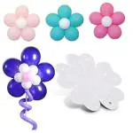 My Party Suppliers Decorations Reusable Flower Shape Balloon Clips Holder (10 pcs)