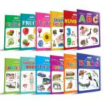 Picture Book Collections for Eary Learning (Set of 12) - My Book of ABC, Numbers, Flowers etc