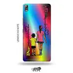 Tweakymod Printed Brother Sister Back Cover For Lenovo K3 Note