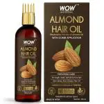 WOW SKIN SCIENCE ALMOND HAIR OIL - INFUSED WITH ALMOND OIL - NON STICKY & GREASY HAIR OIL - 100ML