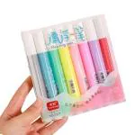 Roly Poly India 8 Colors Doodle Water Floating Pen | Children's Colorful Marker Pen | Magical Water Painting Pen | Easy-To-Wipe | Dry Erase | Whiteboared Pen (Set of 8, Multicolor)