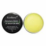 ECOBERRY-Murumuru Butter Lip Balm For Men Dry, Chapped Lips, Non-shiny Moisturizing, Conditioning, Natural SPF Enriched with Cocoa butter & Vitamin E, Mineral Oil Free, Preservative Free, Veg