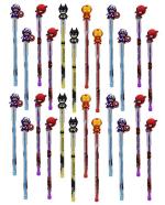 Neel Plastic Cartoon Pencils Push For Kids (Pack Of 4)