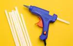 SCENTY HOTGLUEGUN Hot Glue Gun Kit with 12 Transparent Glue Sticks, 7mm, 20W - Ideal for Crafting and DIY Projects