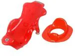 Sunbaby Red Bath Sling with Potty Seat for Baby