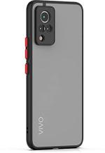Rugraj Back Cover for VIVO Y21, VIVO Y21S, VIVO Y33S (Black, Grip Case)