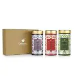 Octavius Gourmet Tea Collection Workout Buddies Range Loose Leaf Tea -Set of Three Tins