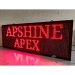 APSHINE Led Display Board (Red 96x32 Cm) Moving Texts, App Operated Control with Wi-Fi Board Led Board