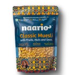 Naario Classic Muesli With Fruits,Nuts And Seeds High Protein Cereal-250gm
