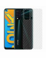 GADGETRONICS Vivo Y30 Transparent Plastic Anti Scratch and Anti Fingerprint Screen Guard Sticker