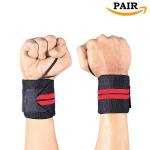 FEGSY Wrist Supporter for Gym Wrist Band for Men Gym & Women with Thumb Loop Straps wrist wraps