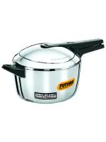 Futura Stainless Steel Pressure Cooker with Induction compatible Base, 5.5 Ltr