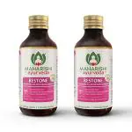 Maharishi Ayurveda Restone For Female Hormonal Balance Management Regulates Menstrual Cycle | For Managing PCOD PCOS | Helps in Mood Swings, Pain & Cramps | Ashoka, Satavar (Syrup, 200ML (Pack of 2))
