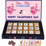 Expelite Unique Valentine Day Gift For Fiance 18 Chocolates Valentine Day Gift For Wife Bars (18 Units)