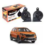 Oshotto 12V Car Horn- Trumpet Sound 2Pc Set(Low + High) For Skoda Kushaq