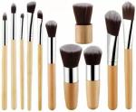 bingeable Multicolor Professional Kabuki Makeup Brushes Set (Set Of 11)