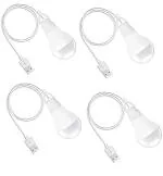 APNA KANHA USB LED Bulb / EMERGENCY LIGHT of 5 V For Power Bank / Laptop / Computer / Wall Charger (Pack of 4) Led Light