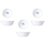 CORELLE Livingware Plus Petite Trio 532 ml Cereal/Soup Bowl Pack of 3 Glass Soup Bowl (Multicolor, Pack of 3)