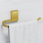 Plantex 304 Grade Stainless Steel Napkin Ring/Towel Holder/Towel Hanger for Bathroom/Bathroom Accessories - Pack of 1 (Crystal, PVD Gold)
