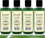 Khadi Herbal Tre Tree Shampoo, Herbal Shampoo, Khadi Shampoo, Damage Repair, Anti-hair Fall Shampoo For men and Women 840ml (Pack of 4)