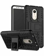 A ACCESSORIES KART Mi 5 Black Polycarbonate Dazzle Back Cover with Kick Stand (Pack of 133)