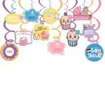 Festiko Baby Sprinkles Swirls & Cutouts (Set of 24 Pcs), Baby Shower Decorations Items, Welcome Baby Decorations