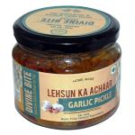 Divine Bite First Bite Garlic (Lehsun Ka Achaar) 100% Naturel Handmade Pickles- 300gm