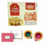 Bhikaram Chandmal Authentic Soan Papdi 400g | Indian Sweets | Festival Spl. | Gift Pack | Diwali Packs