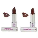 Perpaa Maroon, Brown Lipstick (Pack Of 2)