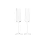 EZ Life Transparent Glass Tulip Glass Set 170 ml (Set of 2) Pack of 1
