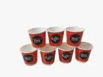 Kanta 130 ml/4 oz [Pack of 300] Multicolor Small Size Disposable Paper Cups for Tea/Coffee