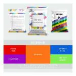 Kadam Tie Dye Sachets Multicolour Combo 2: Boho | Tie Dye Up To 10 T-Shirts | Includes Dyfix Color Fixer | Cold Water Fabric Dyes 02 Boho Tie Dye Sach