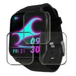 Toppings Smart Watch Screen Protector for Fastrack Reflex Beat Plus TPU Membrane Flexible (Pack of 4)