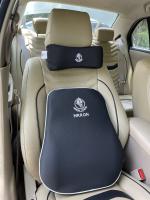 MRRON BREEZE Lumber Series Memory Foam, Relieves Back Pain for Office Chair, Car Seat(Black)