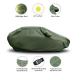 AARTRI waterproof - dust proof - UV proof car body cover for compatible with Toyota Wigo car body cover (Life Time Mehandi with Mirror)