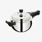 DOLPHIN NEW GENERATION KITCHENWARE Stainless Steel Belly outer lid Pressure cooker 1.5L