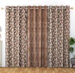 COZYCLOUD-CO. Flower Print Polyester Curtain