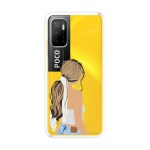 Emble Designer Clear Tranperant Silicone Case For Poco M3 Pro -Design A18 ( TPU | Soft , Poco M3 Pro | Multicolor )