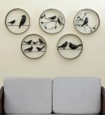 vedas Circle Bird Family Wall Decor Hanging & Wall Mounted Sculpture Home Decor