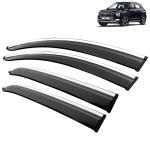 Kingsway Car Wind Deflectors Rain Guard Window Visor for Hyundai Creta 2020, 2021, 2022, 2023, 2024, 2025 Model, Car Door Visor with SS Lining Online India, Car Sun Shades