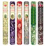 HEM Floral Collection Incense sticks combo Pack of 6 (20 pcs Each)