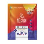 NRoute Daily Whey Protein Powder for Men and Women, Mango 33g with BCAA, L-Glutamine, Zero Sugar