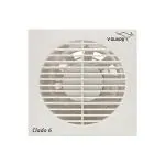 V-Guard Clado 6 Exhaust Fan | 1900 RPM Speed, 150 mm Sweep and 22 W Power Consumption (White)